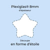 Plaque funéraire livre-marbre-noir-et-or-forme-etoile 11 Plaquedeces.fr